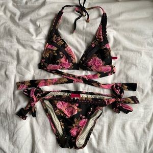 Rare Betsy Johnson Vintage Bikini Swimsuit